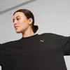 Puma STUDIO CLOUDSPUN CREW Siyah Kadın Sweatshirt