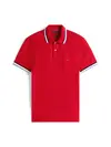 Tommy Hilfiger CUFF INTEREST SLIM F, XLD Kırmızı Erkek Polo Yaka T-Shirt