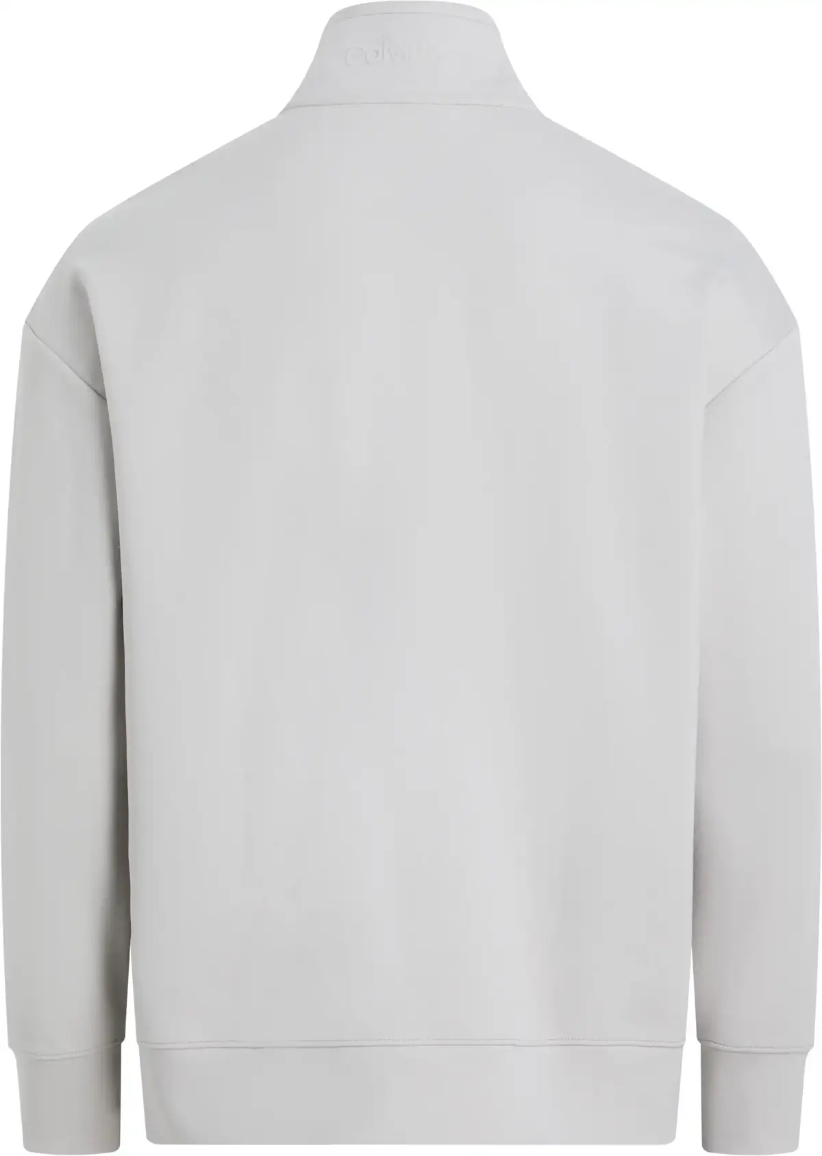 Calvin Klein TECH INTERLOCK Q-ZIP, PBQ Krem Erkek Sweatshirt