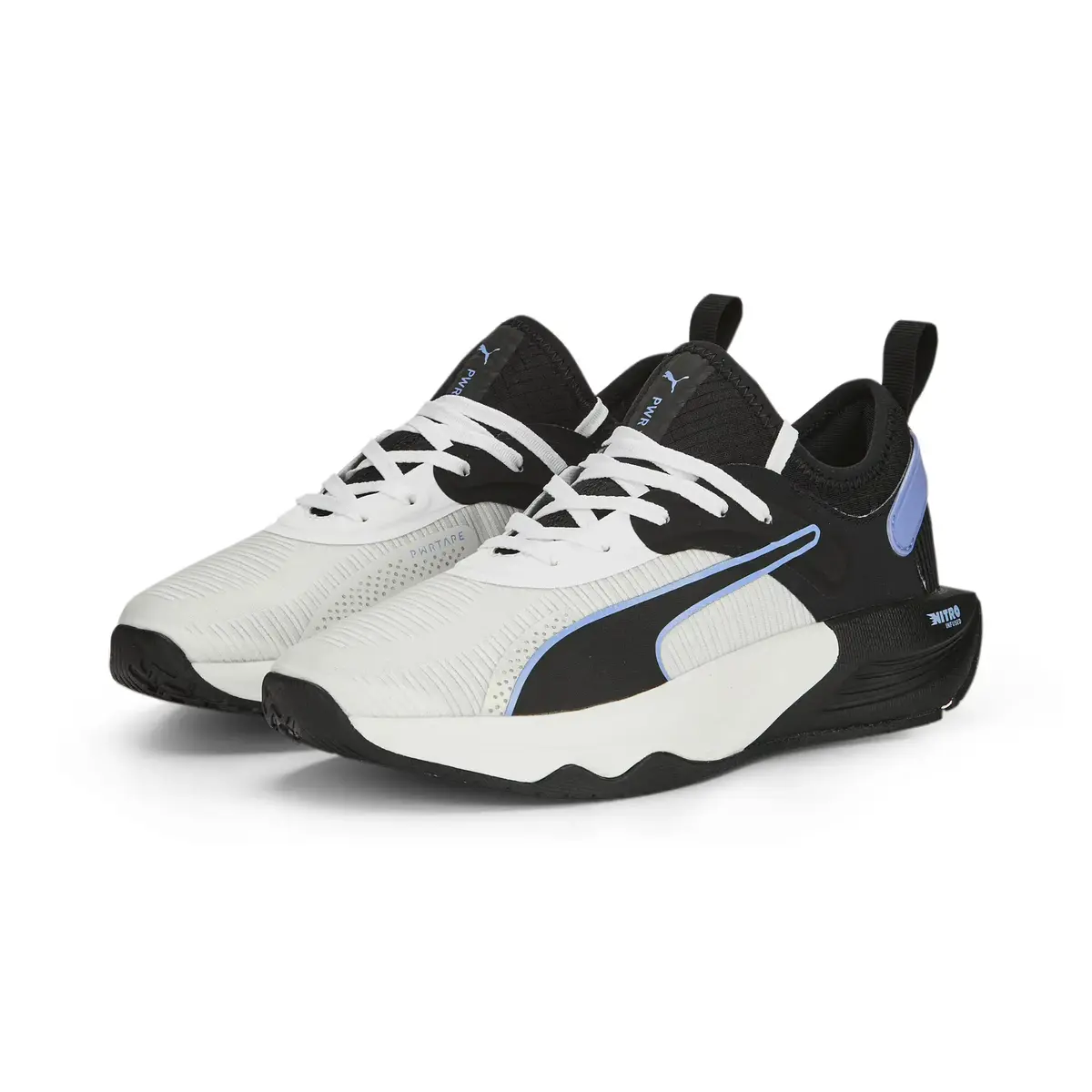Puma PWR XX Nitro Siyah - Beyaz Kadın Koşu Ayakkabısı