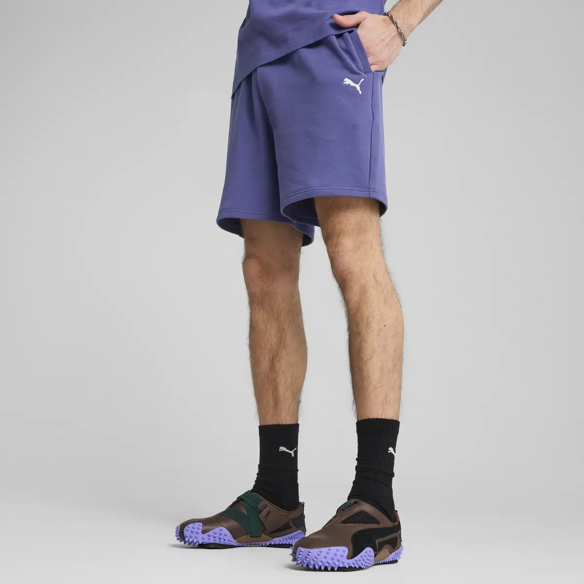 Puma WARDROBE ESS Relaxed Shorts Mavi Erkek Şort
