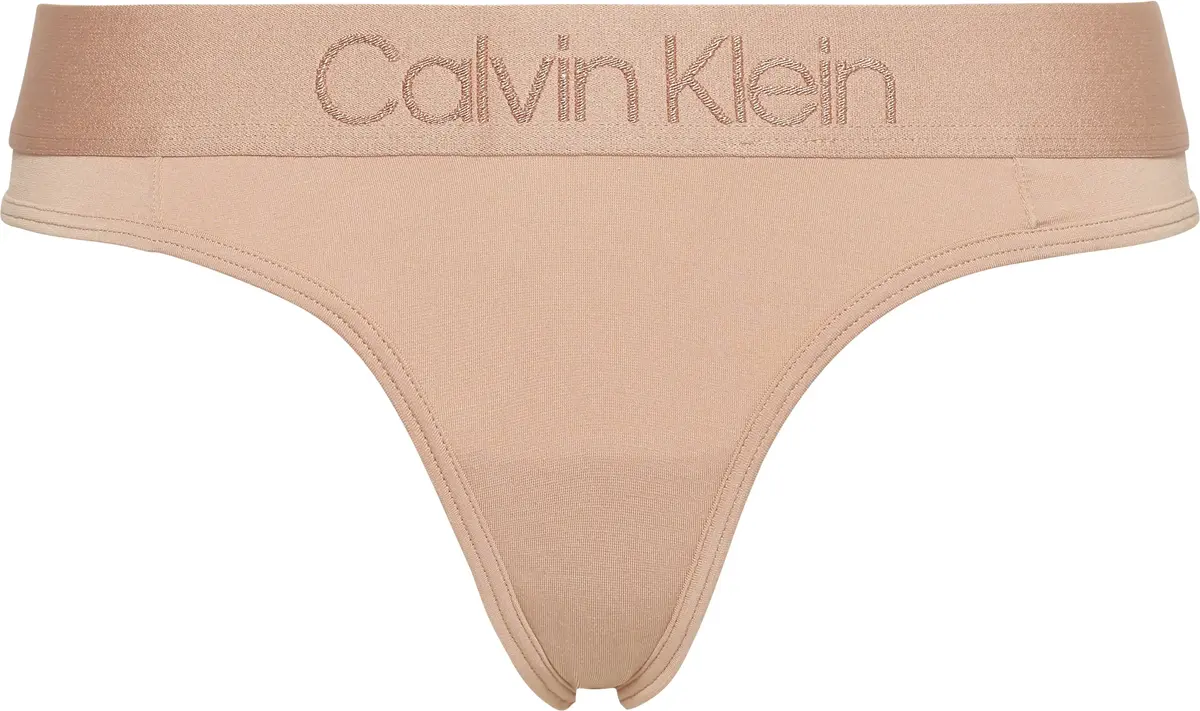 Calvin Klein THONG Kadın Krem Tanga