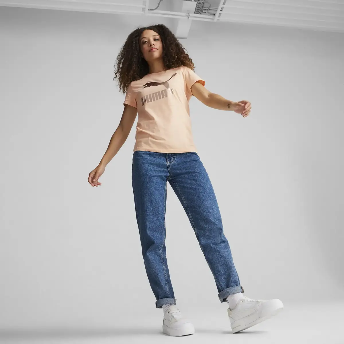 PUMA Cali Court PureLuxe Wns Beyaz Kadın Günlük Spor Ayakkabı