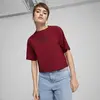 Puma CLASSICS Relaxed Tee Bordo Kadın T-Shirt