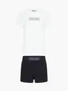 Calvin Klein SHORT SET Kadın Siyah Eşofman Takımı