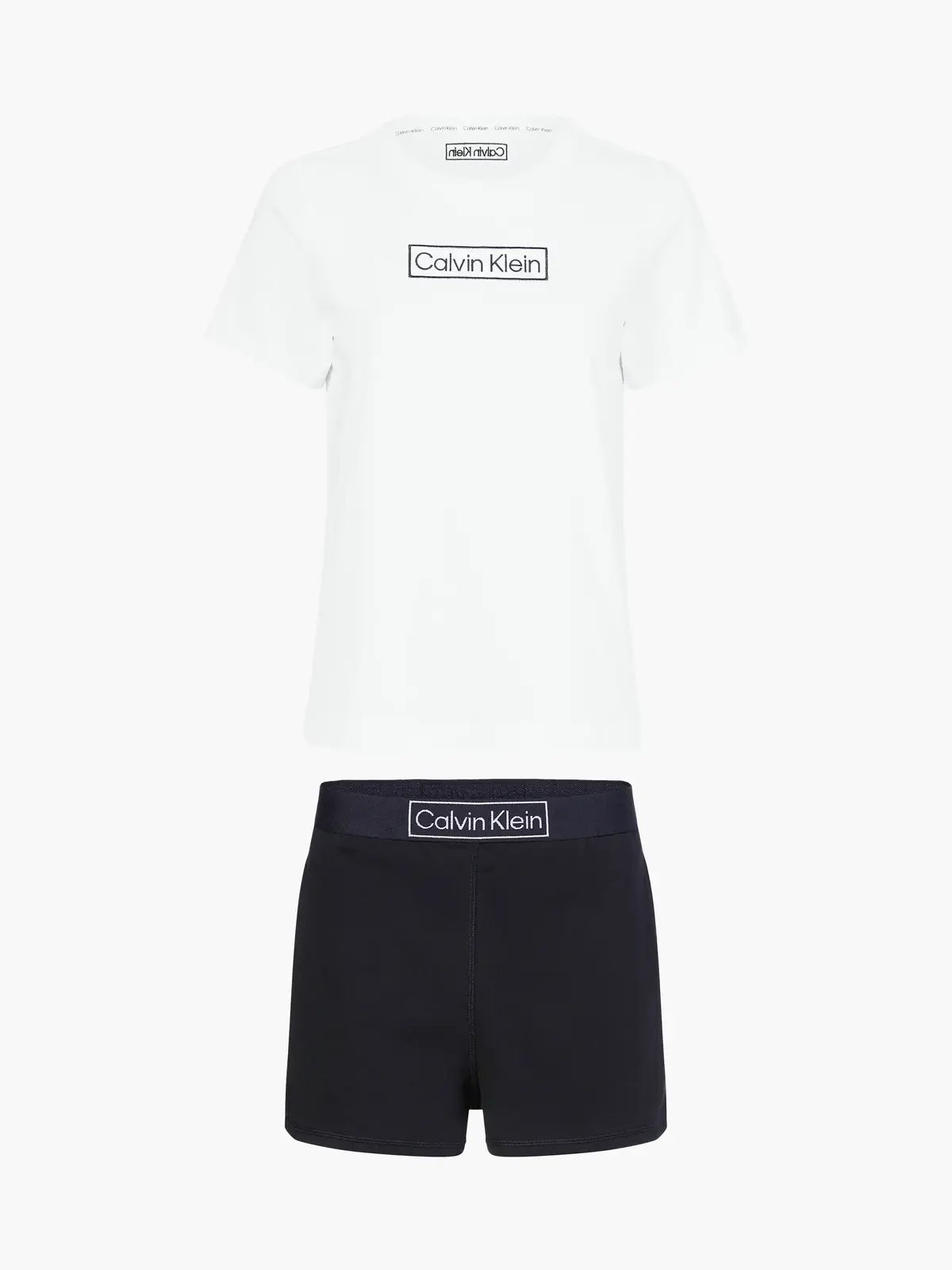 Calvin Klein SHORT SET Kadın Siyah Eşofman Takımı
