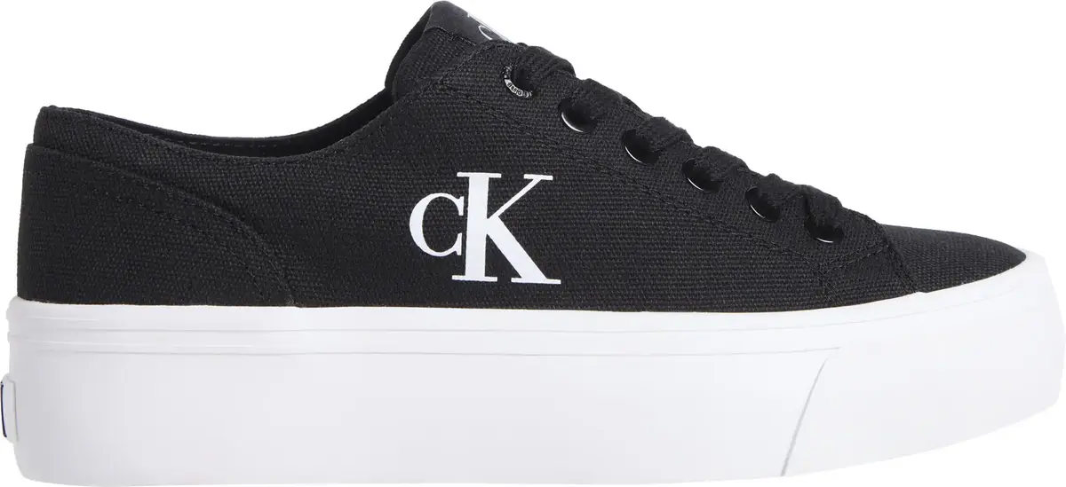 Calvin Klein Siyah / Beyaz Kadın Spor Ayakkabı & Sneaker