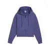 PUMA HER Crop Full-Zip Hoodie Mavi Kadın Fermuarlı Ceket
