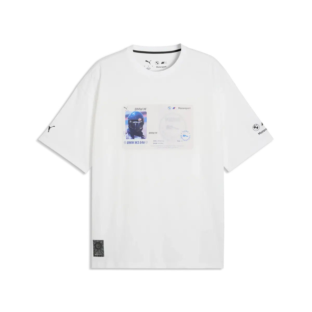 PUMA BMW MMS Lifestyle Tee Beyaz Erkek T-Shirt