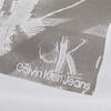 Calvin Klein TV DISRUPTED MONOGRA Erkek Beyaz T-Shirt