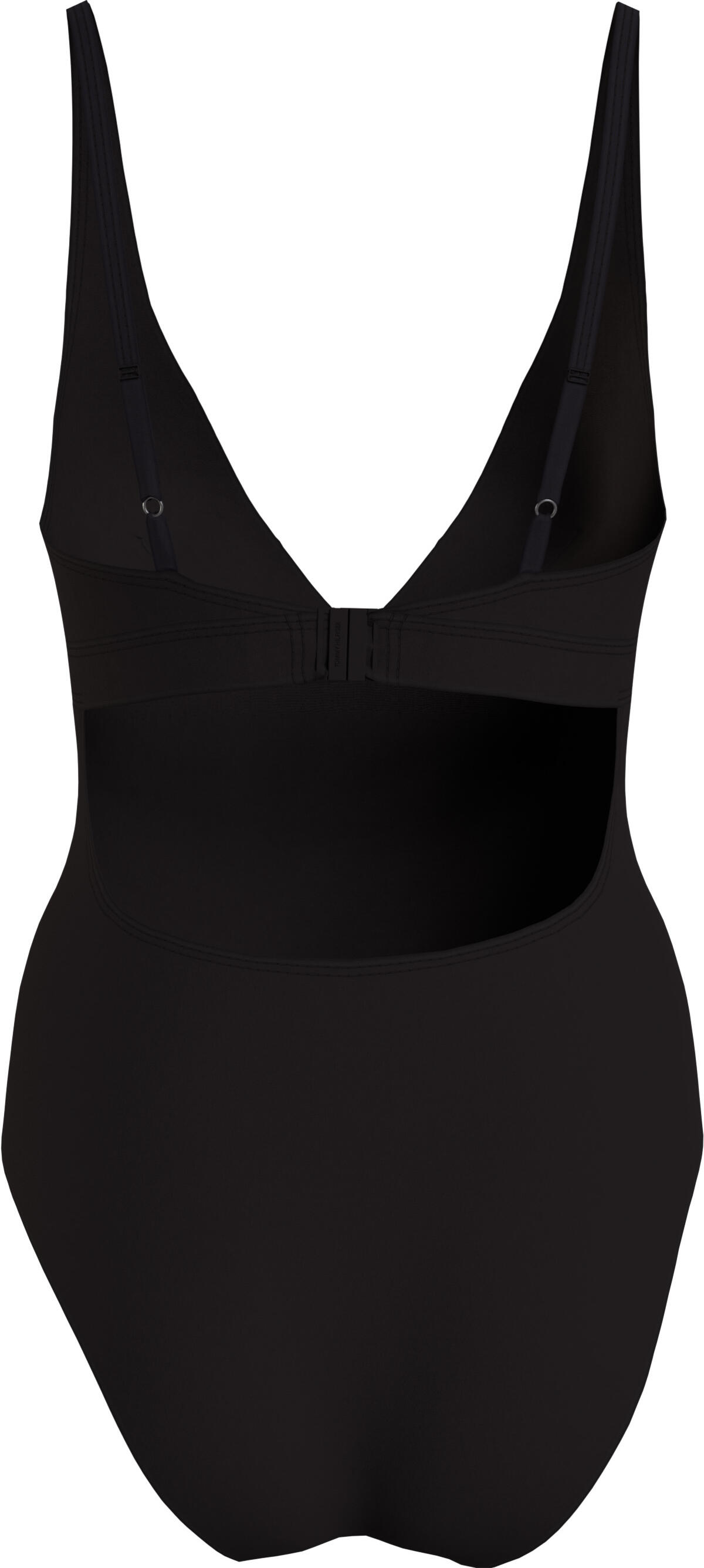 Calvin Klein PLUNGE ONE PIECE Kadın Siyah Mayo