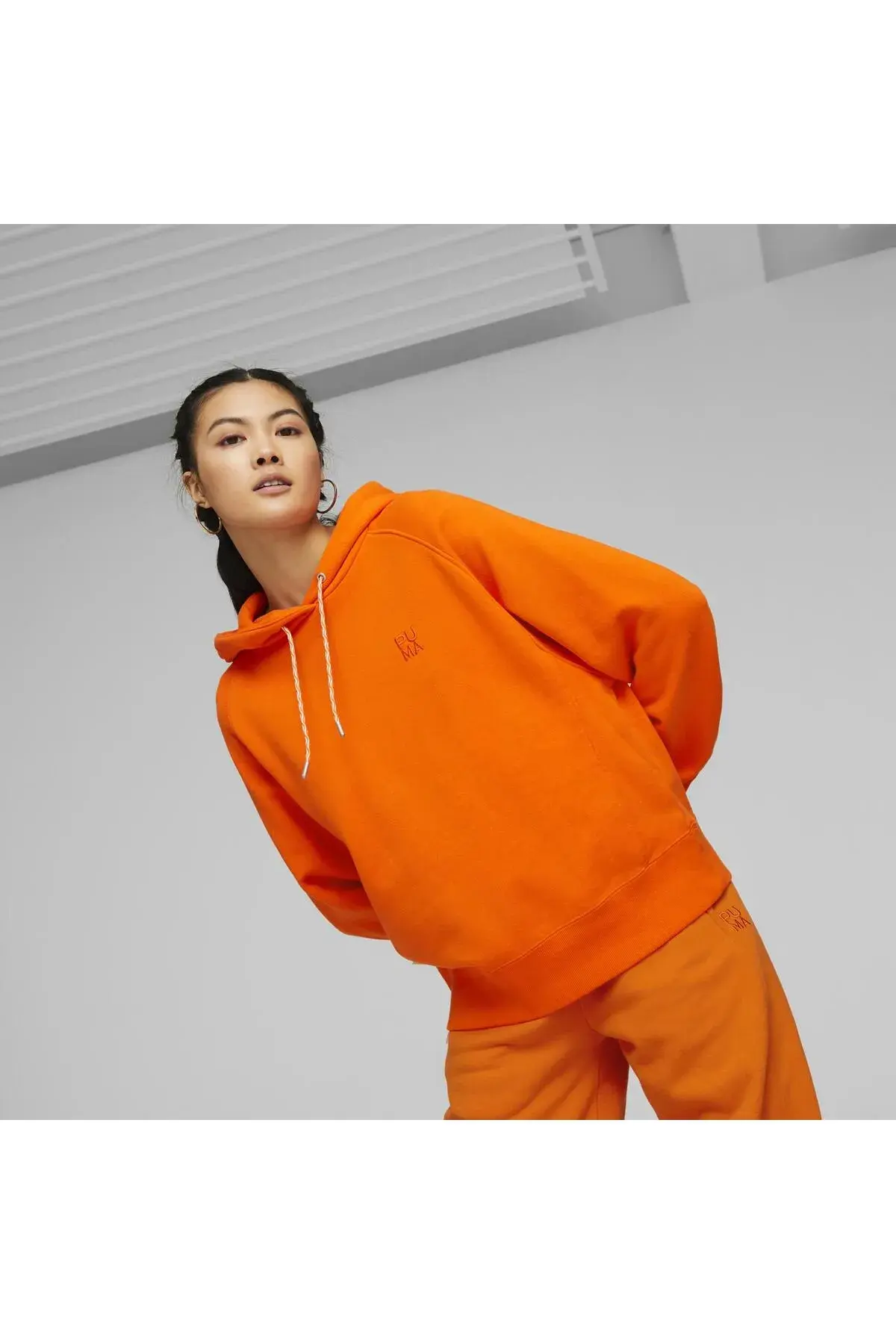 Puma INFUSE Hoodie TR Turuncu Kadın Hoodie