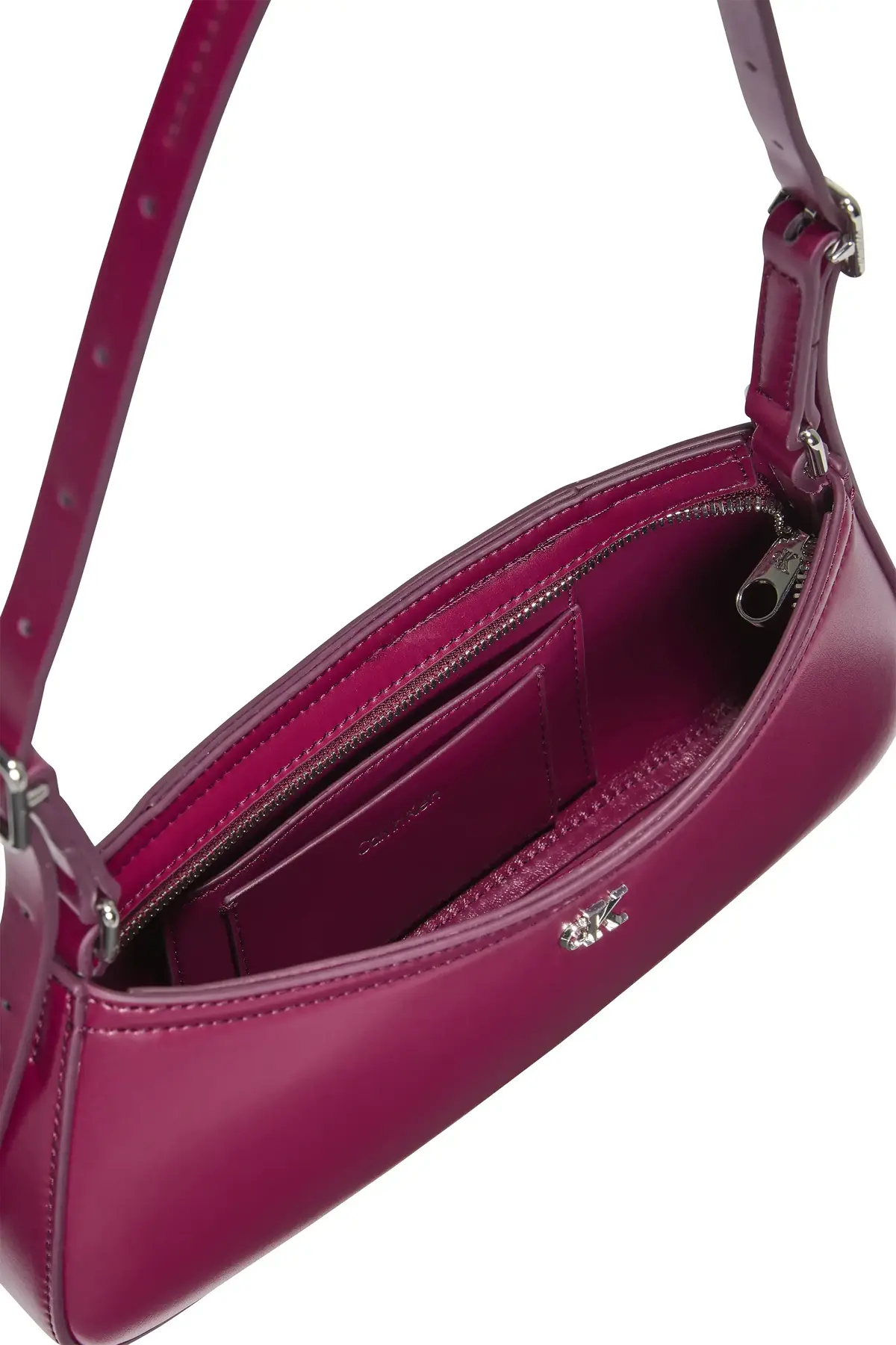 Calvin Klein CK SMALL SHOULDER BAG Kadın Bordo El Çanta