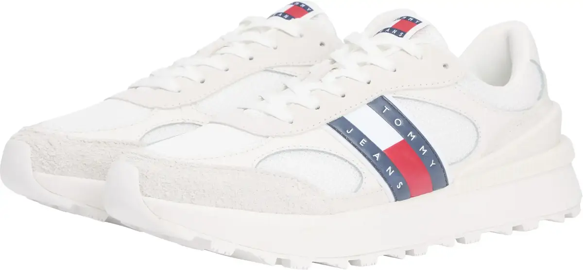 Tommy Hilfiger TJM TECHNICAL RUNNER, YBL Beyaz Erkek Spor Ayakkabı & Sneaker