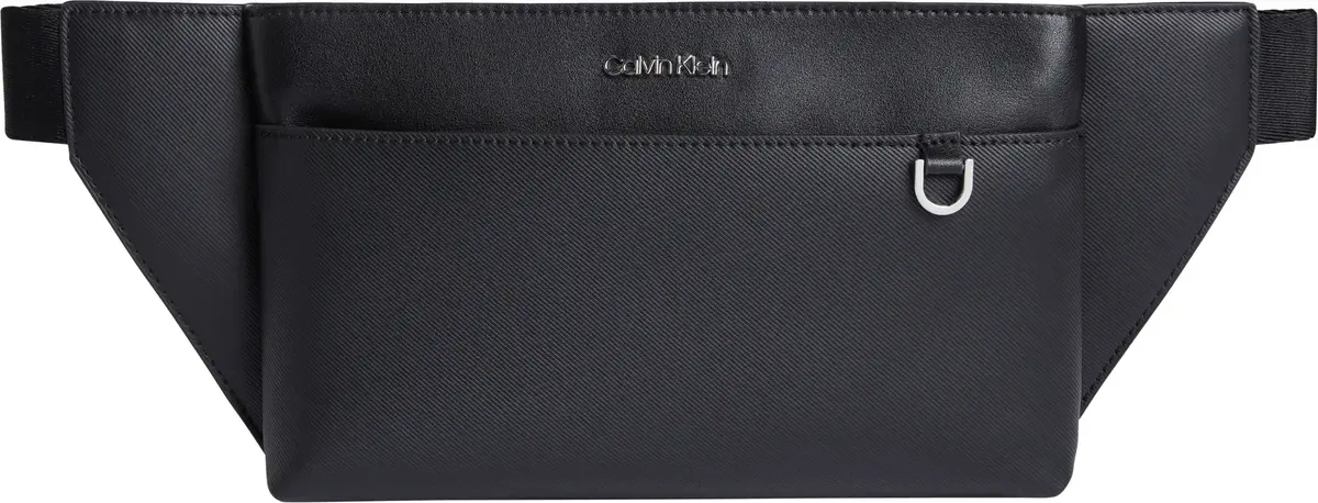 Calvin Klein CK EST. PU WAISTBAG Erkek Siyah Bel Çanta