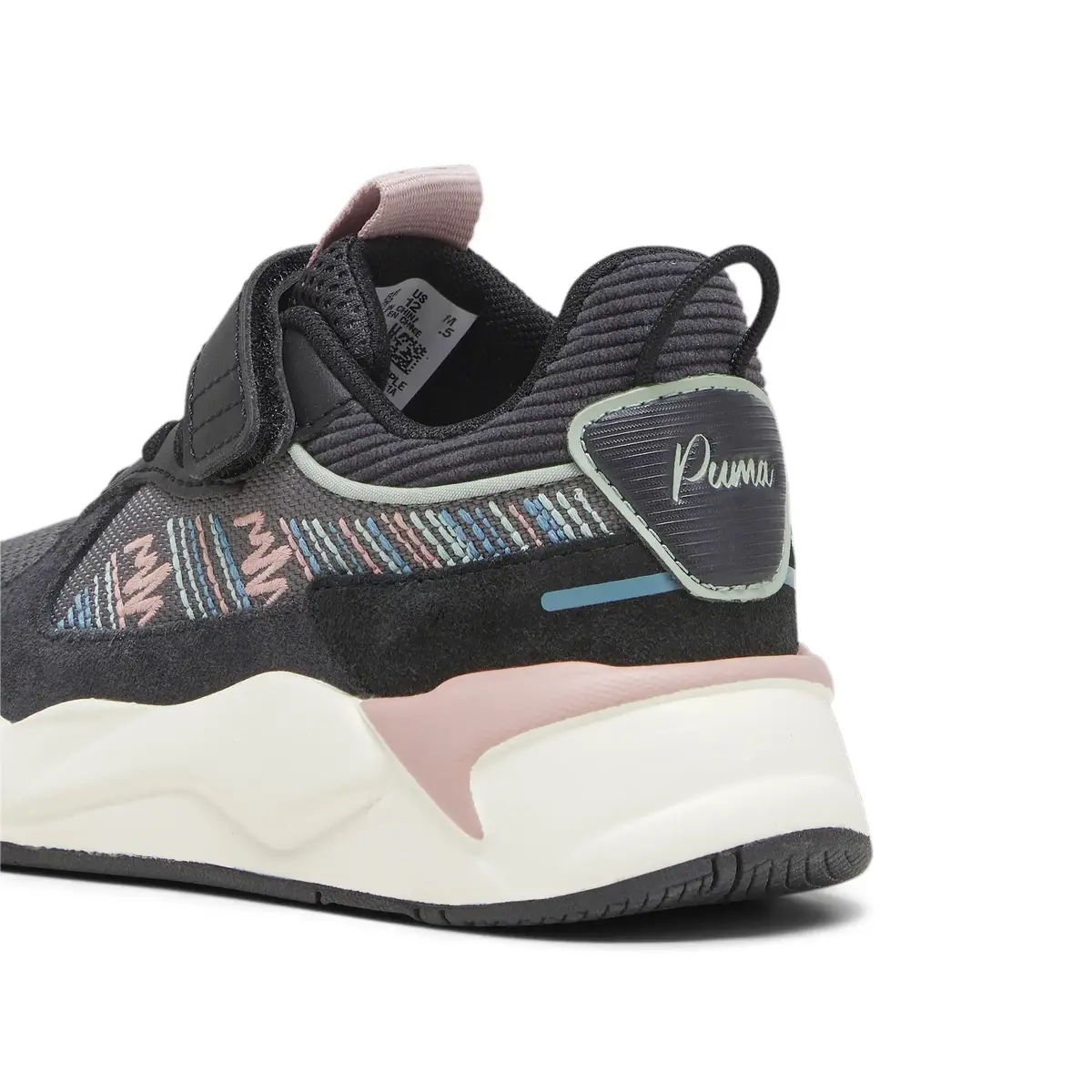 Puma RS-X Sweater Wthr AC+ PS Siyah Çocuk Günlük Spor Ayakkabı