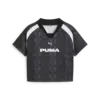 Puma FOOTBALL JERSEY Baby Tee Siyah Kadın T-Shirt & Polo