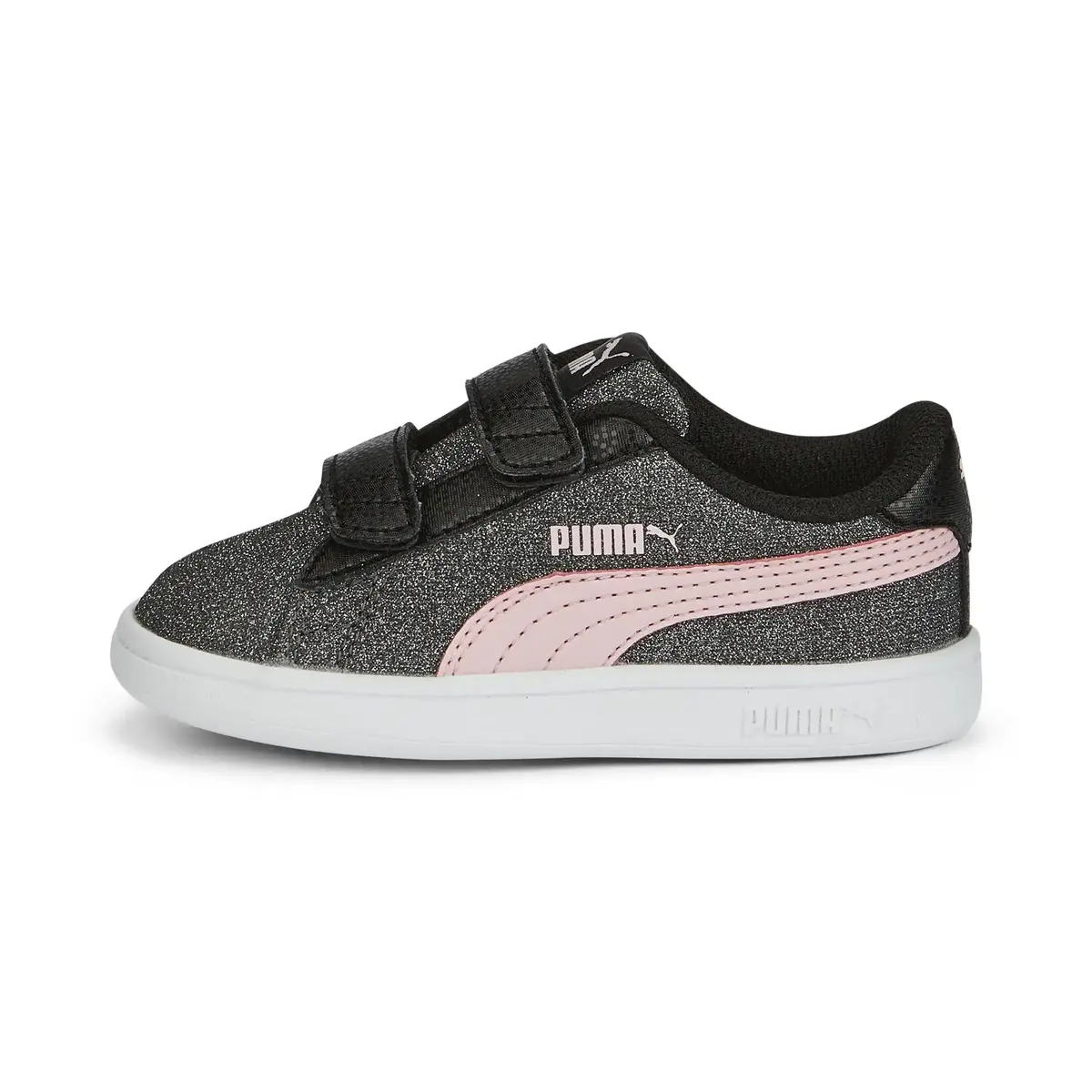 Puma Smash V2 Glitz Glam V Inf Siyah Kız Çocuk Günlük Spor Ayakkabı