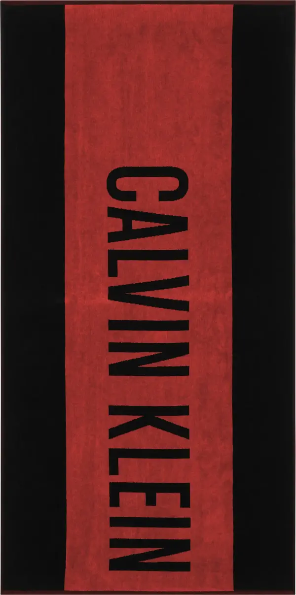 Calvin Klein TOWEL-BLOCK, XM8 Kırmızı Unisex Havlu
