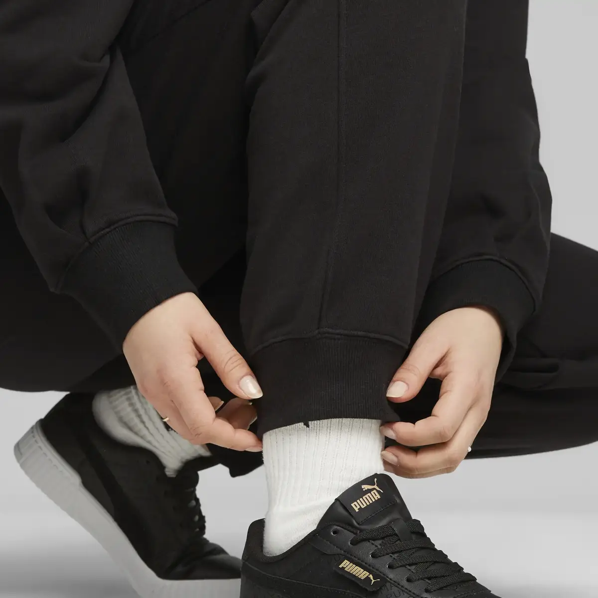 Puma HER High-Waist Pants TR Siyah Kadın Eşofman Altı