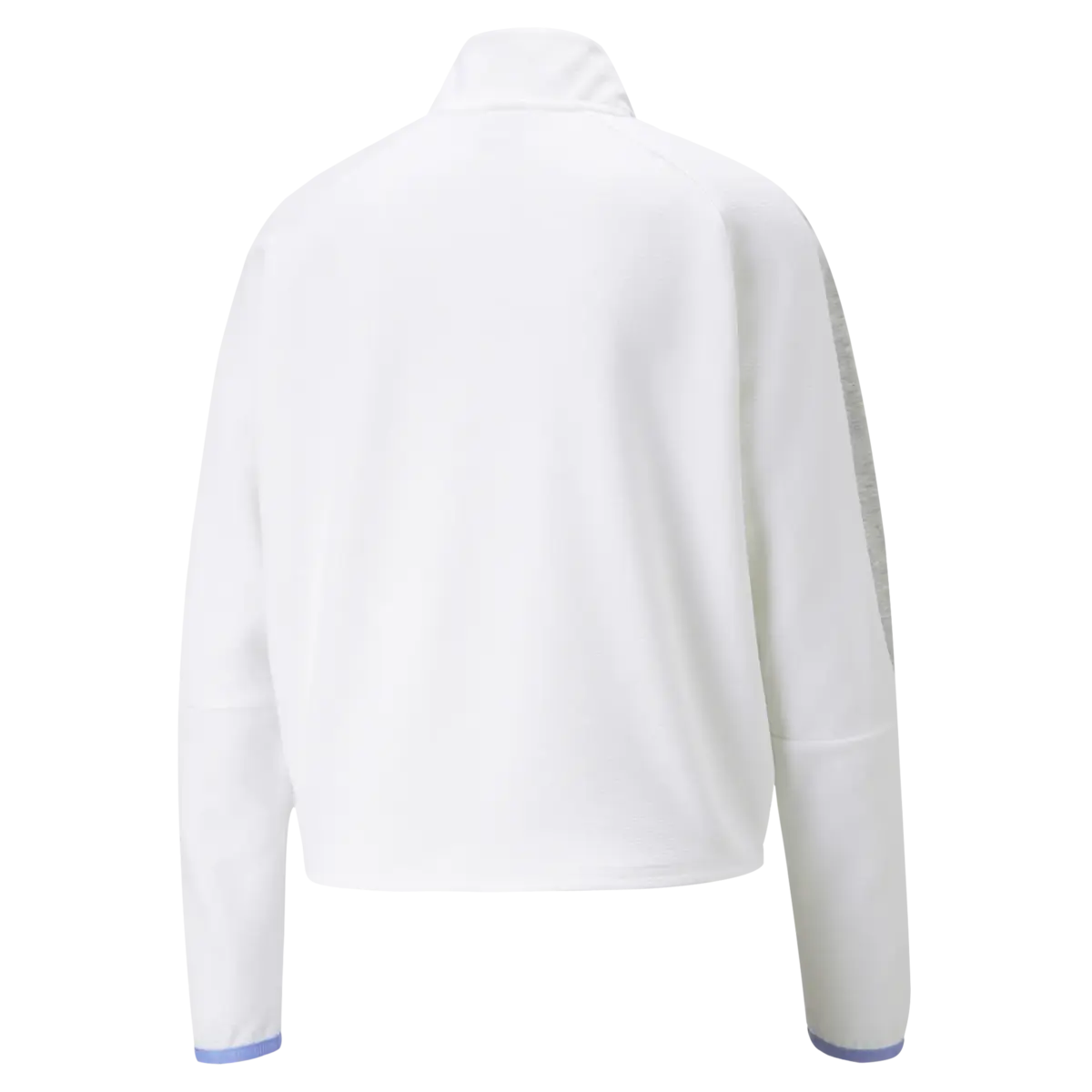 Puma EVOSTRIPE Half-Zip Crew PUMA White Beyaz Kadın Yarım Fermuarlı Sweatshirt