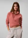 Calvin Klein BRUSHED FRENCH TERRY, F11 Kırmızı Kadın Sweatshirt