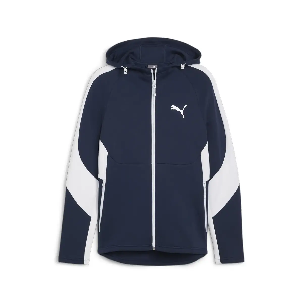 Puma EVOSTRIPE Full-Zip Hoodie DK Lacivert Erkek Sweatshirt