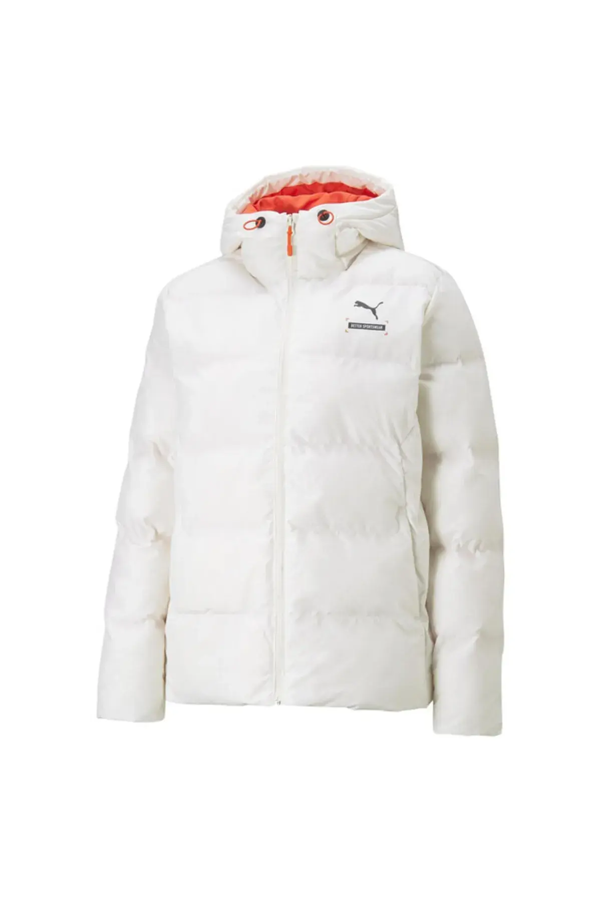 Puma Better Sportswear Hooded Puffer Bej Kadın Kapüşonlu Şişme Mont