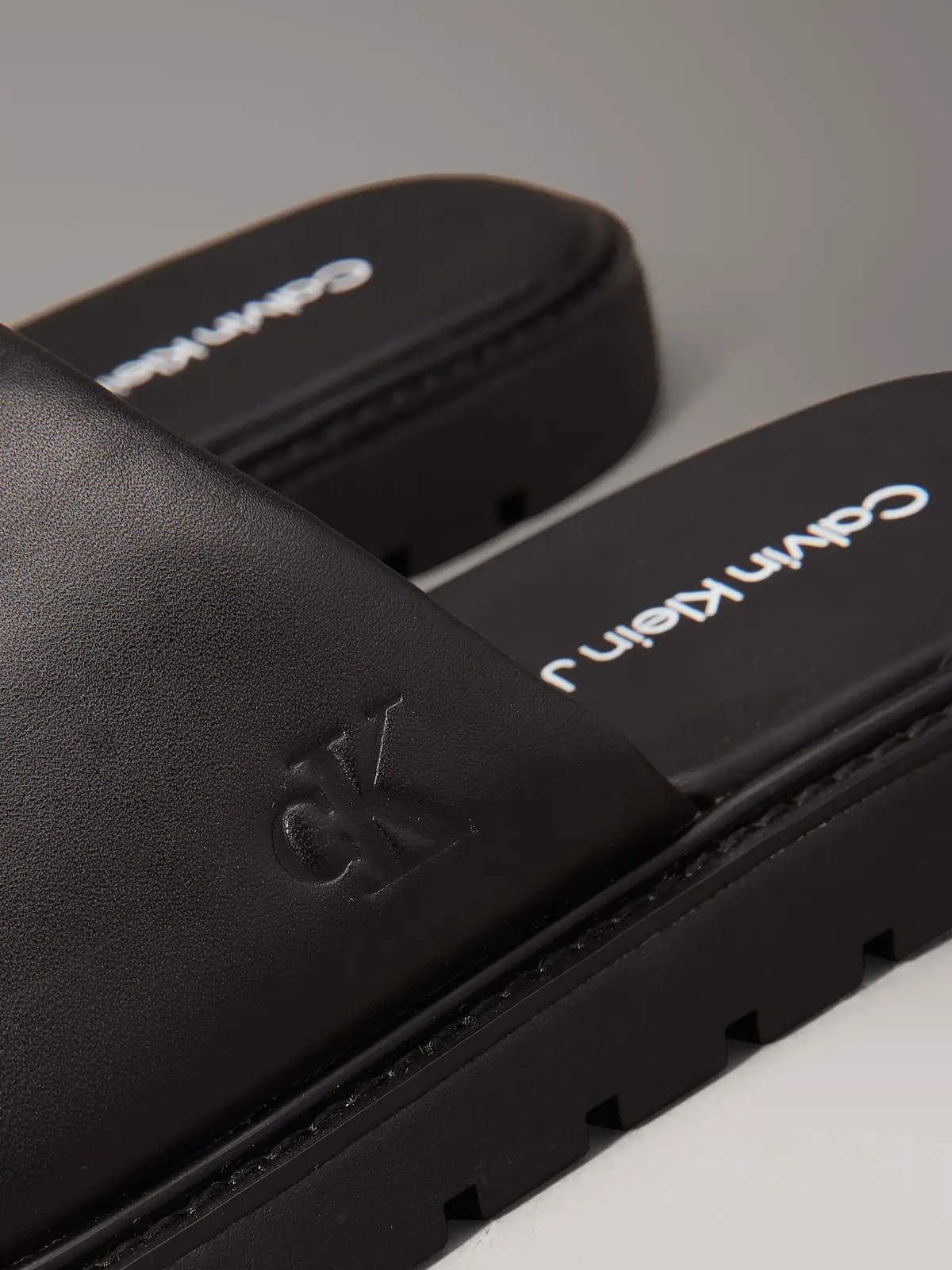 Calvin Klein SQ MOLDED SANDAL SLI, 0GJ Siyah Erkek Terlik