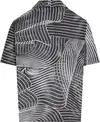Calvin Klein RESORT SHIRT-PRINT, 0GL Gri Erkek Gömlek
