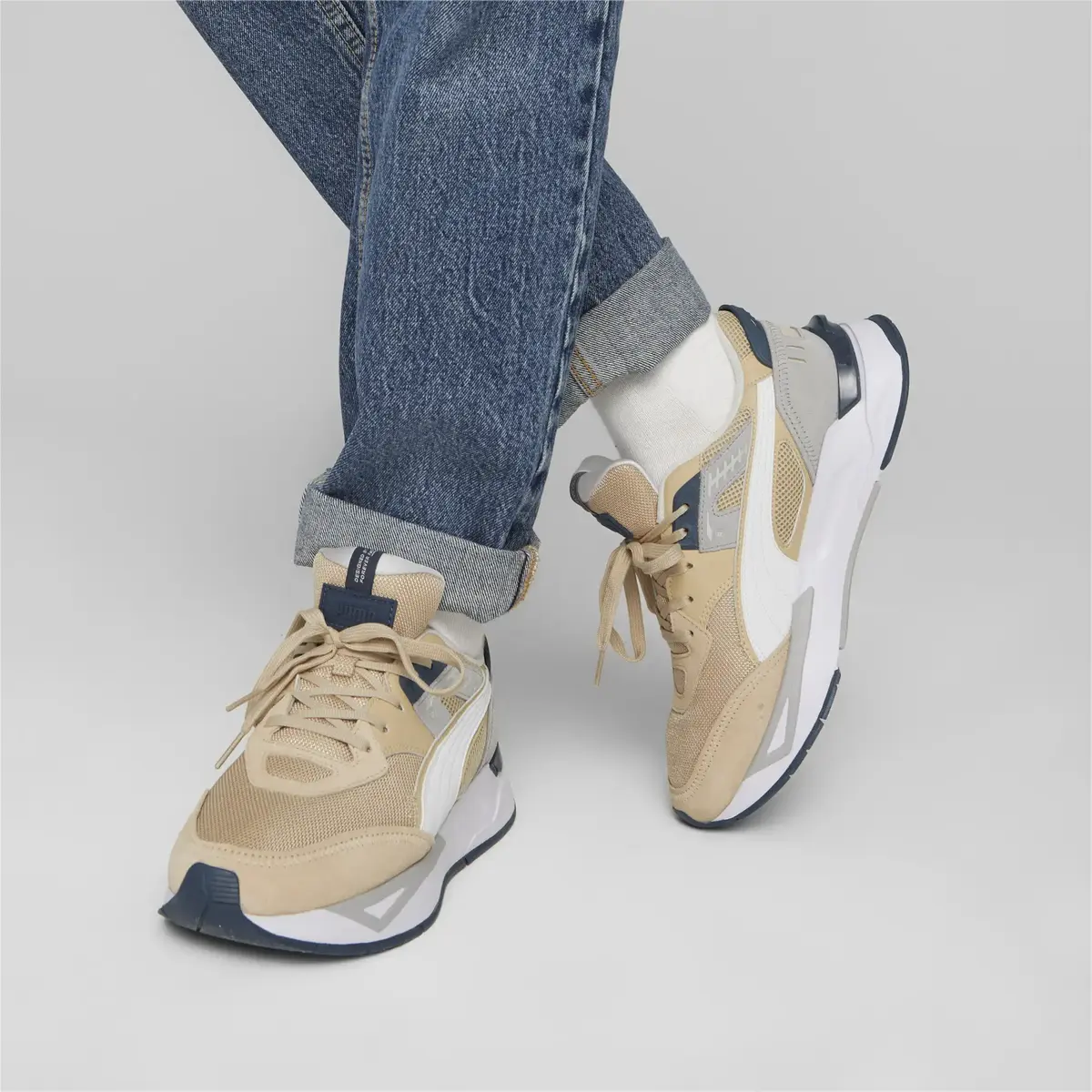 Puma Mirage Sport Remix Bej Kadın Günlük Spor Ayakkabı