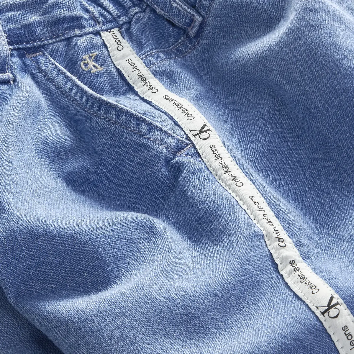Calvin Klein SOFT DENIM WOVEN PA Kadın mavi Kot Pantolon