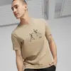 Puma TEAM Graphic Tee Açık Kahve Erkek T-Shirt