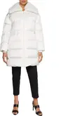 Calvin Klein LUX SATIN PUFFER COA Kadın Krem Şişme Mont