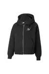 Puma Classics Oversized Full-Zip Siyah Kadın Fermuarlı Sweatshirt