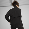 Puma WOVEN ELASTIC  JACKET Q4 Siyah Kadın Fermuarlı Ceket