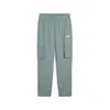 PUMA ESS No. 1 Logo Cargo Pants Yeşil Kadın Eşofman Altı