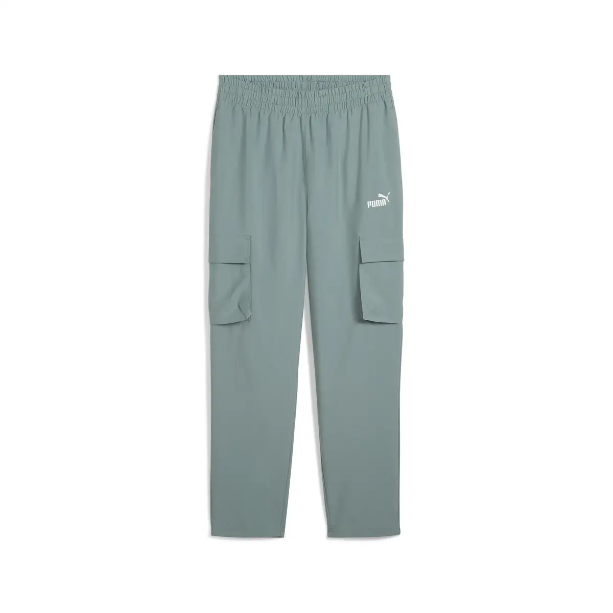 PUMA ESS No. 1 Logo Cargo Pants Yeşil Kadın Eşofman Altı