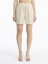 Calvin Klein SUMMER TENCEL RELAXE Kadın Krem Short