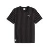 Puma PUMA CLASS Striped Tee Siyah Erkek T-Shirt