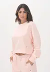 Calvin Klein A - CROPPED BADGE LOGO SWEATSHIR Pembe Kadın Sweatshirt Calvin Klein A - CROPPED BADGE LOGO SWEATSHIR Pembe Kadın Sweatshirt
