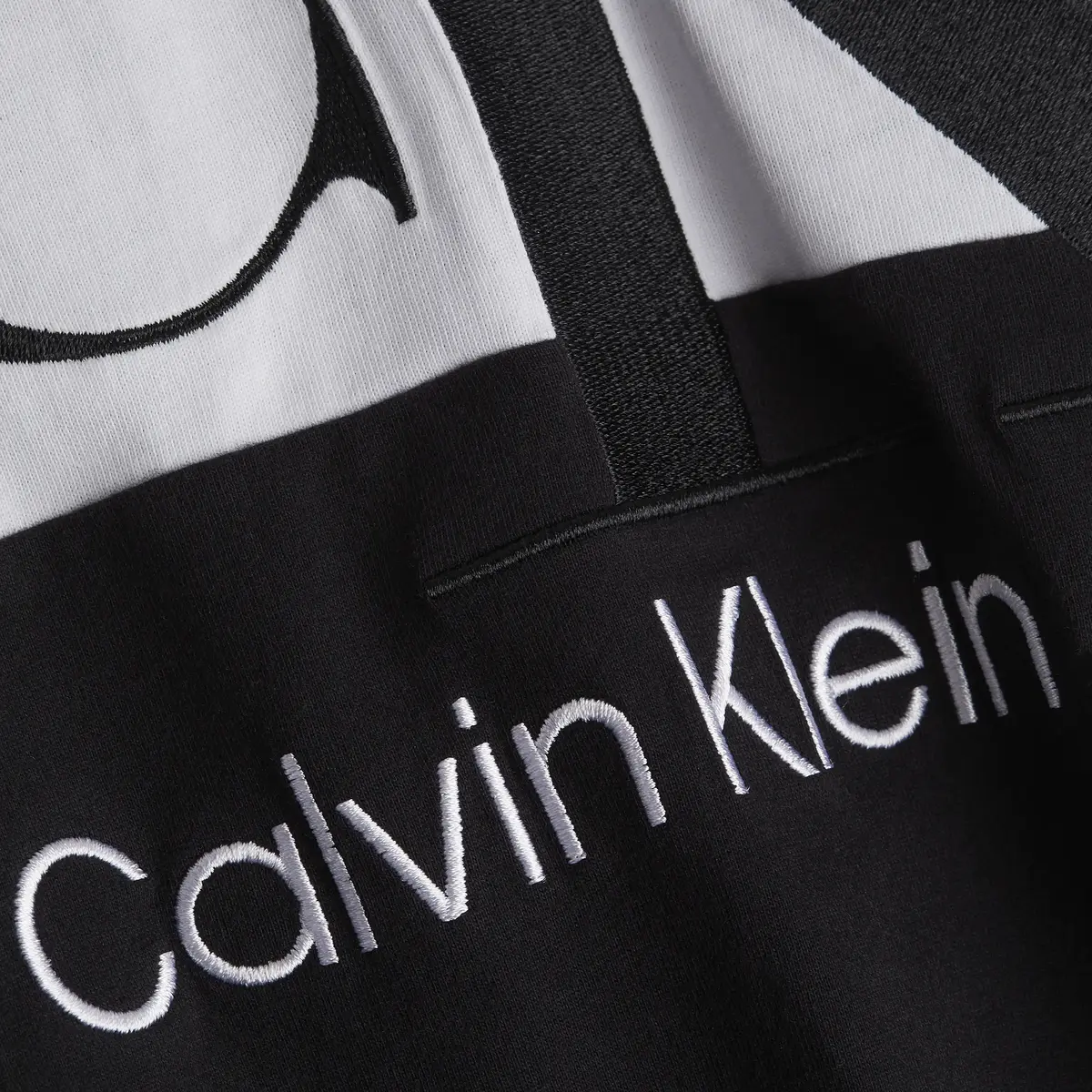 Calvin Klein BLOCKING T-SHIRT DRE Kadın Siyah T-Shirt