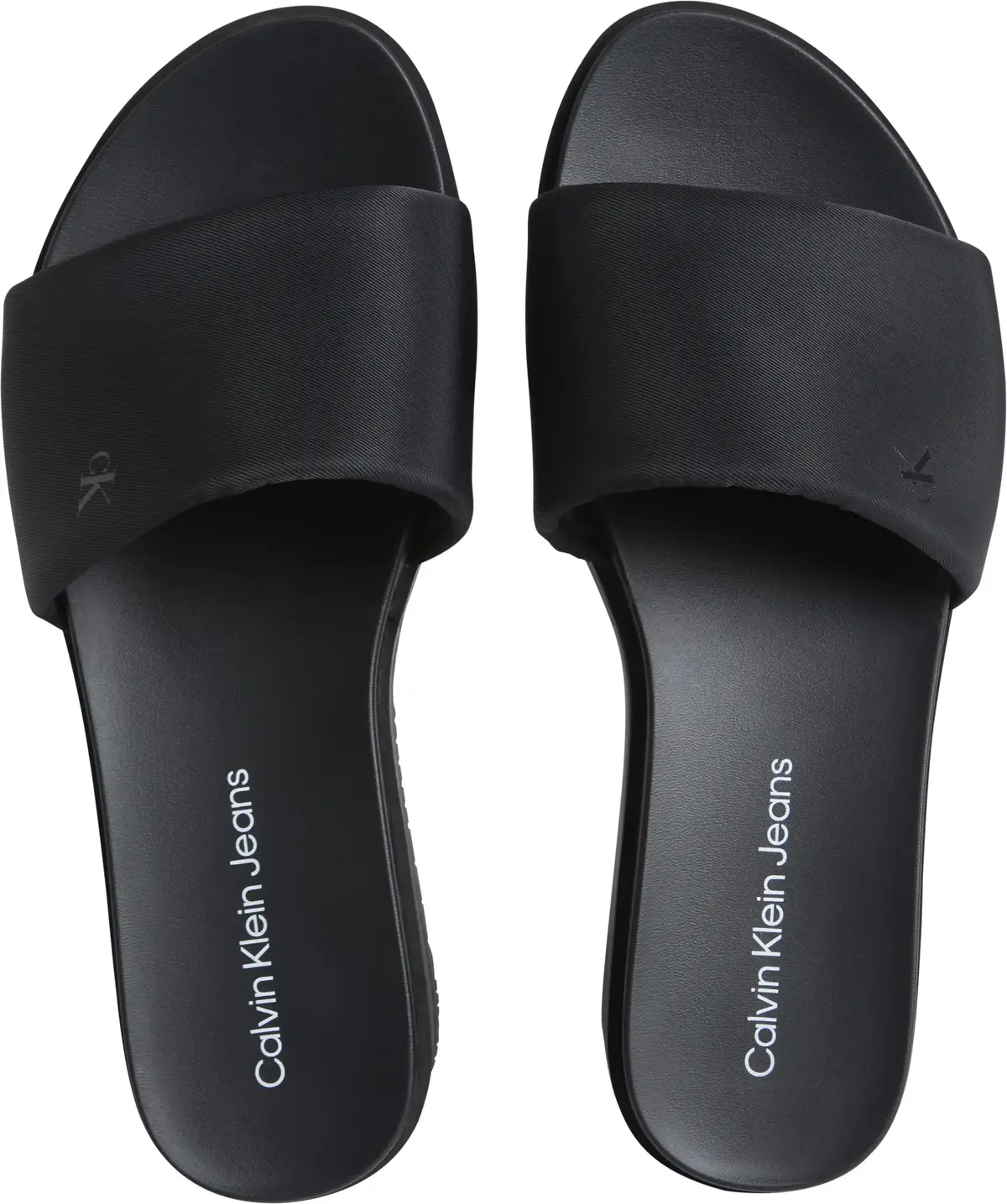 Calvin Klein FLATFORM SANDAL SLID, 0GJ Siyah Kadın Terlik