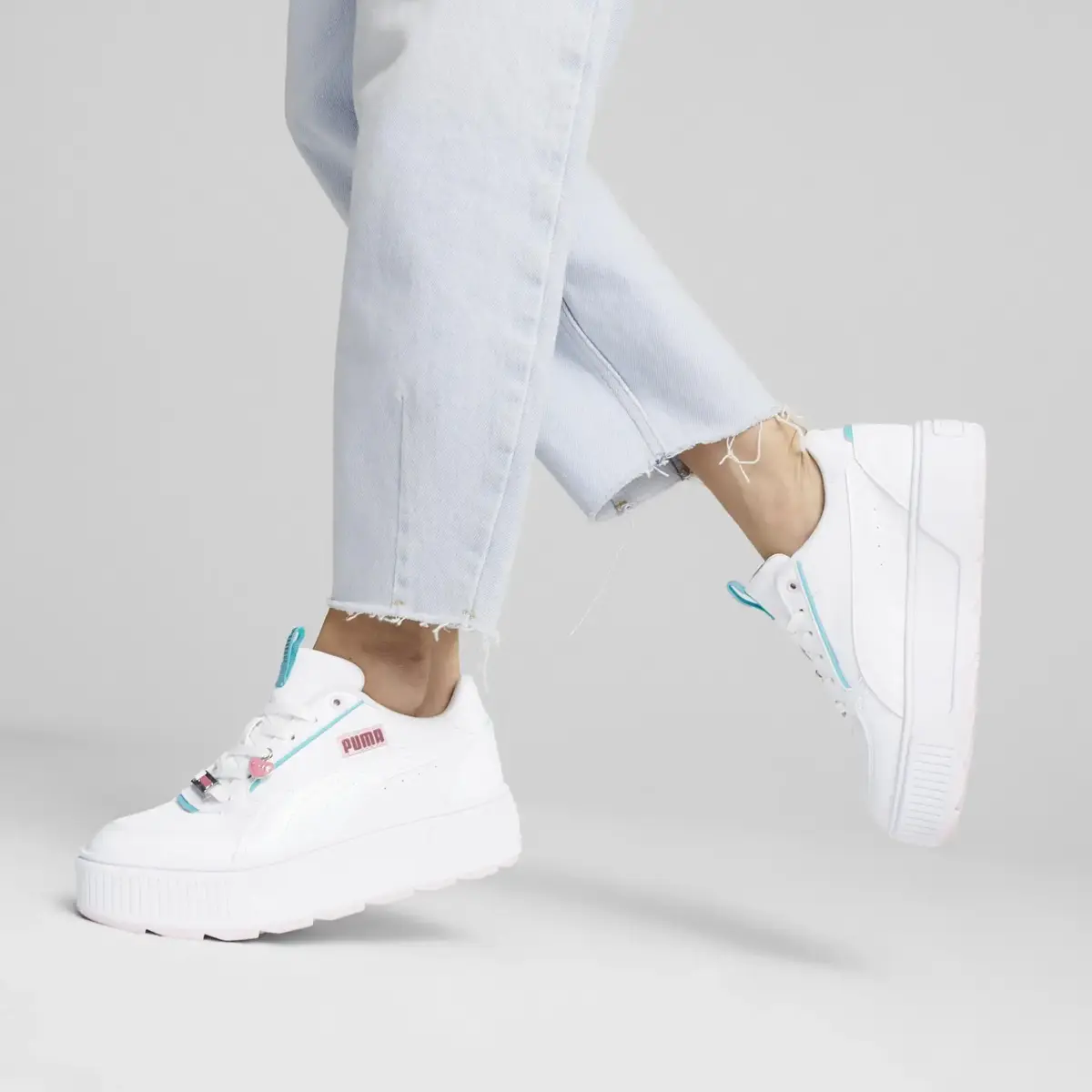 Puma Karmen Rebelle Charms Beyaz Kadın Günlük Spor Ayakkabı