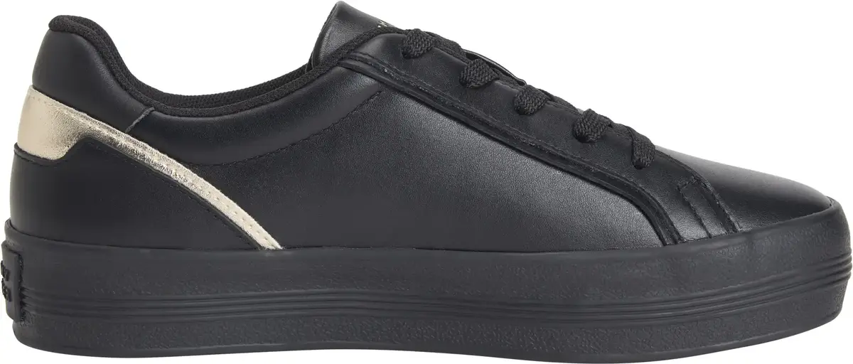 Tommy Hilfiger VULC FOXING SNEAKER, BDS Siyah Kadın Spor Ayakkabı & Sneaker