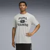 Puma M GRAPHICS TRAIN LOGO RLXD T Gri Erkek T-Shirt