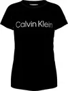 Calvin Klein INST SILVER LOGO SLI Kadın Siyah T-Shirt