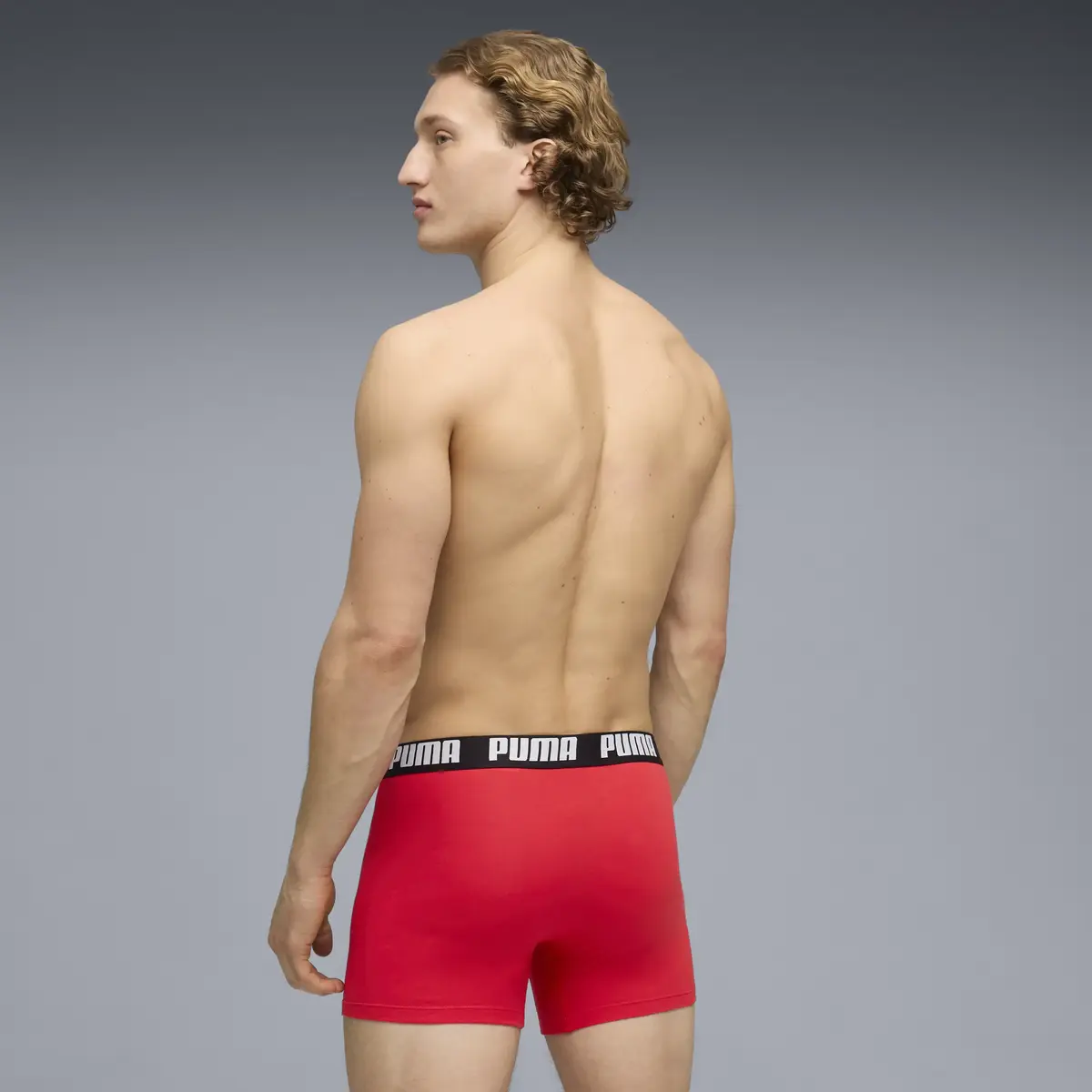 PUMA PUMA MEN EVERYDAY BASIC BOXE Kırmızı Erkek 2'li Boxer