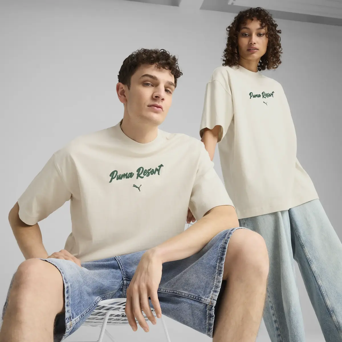 Puma PREMIUM ESS Graphic Tee Erkek T-Shirt & Polo