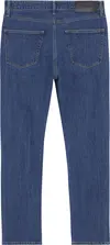 Calvin Klein TAPERED FIT MID BLUE, 1A7 Mavi Erkek Jean Pantolon
